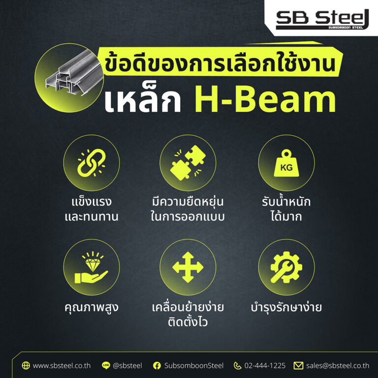 ข้อดีของเหล็ก H-Beam